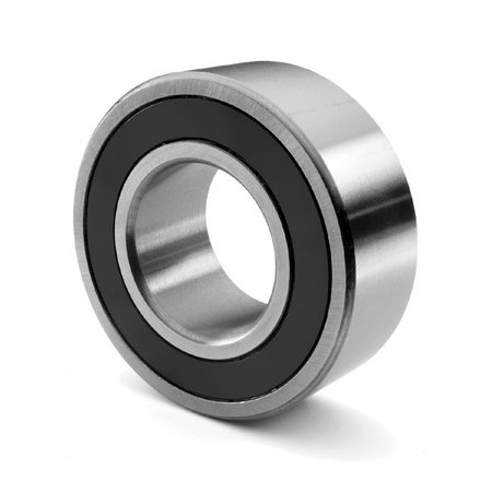 TRITAN Double Row Angular Contact Ball Bearing, 2 Rubber Seals, 45mm Bore Dia., 100mm OD, 39.7mm Width 5309 2RS/C3 PRX
